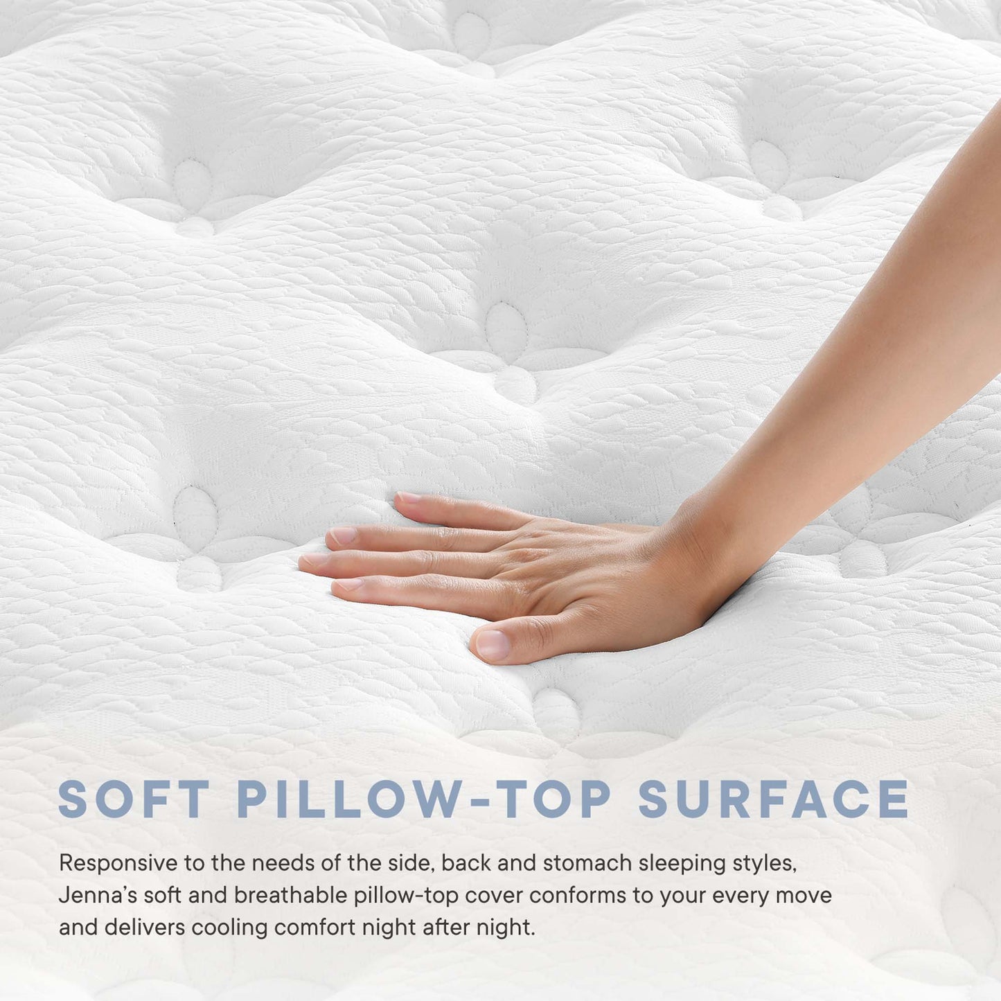 Jenna 6" Innerspring and Foam Twin Mattress