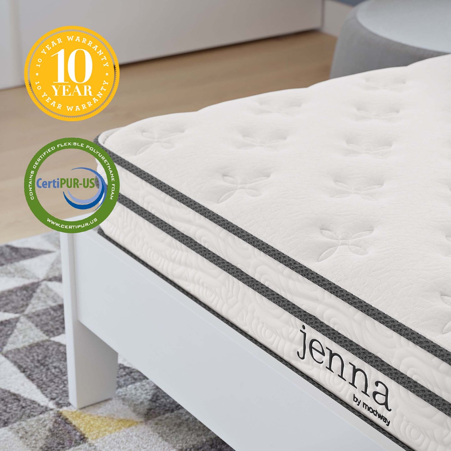 Jenna 6" Innerspring and Foam Full Mattress