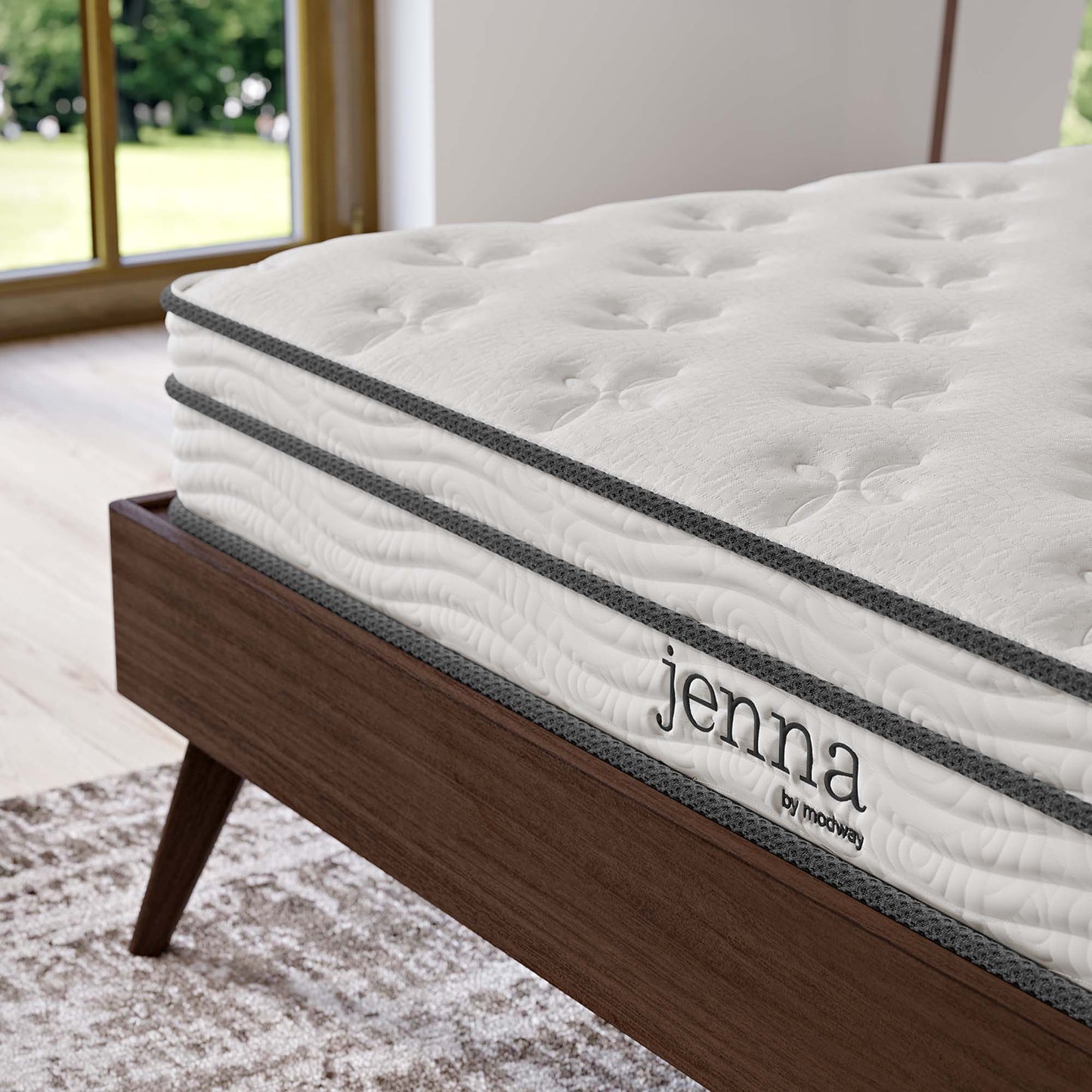 Jenna 6" Innerspring and Foam Queen Mattress