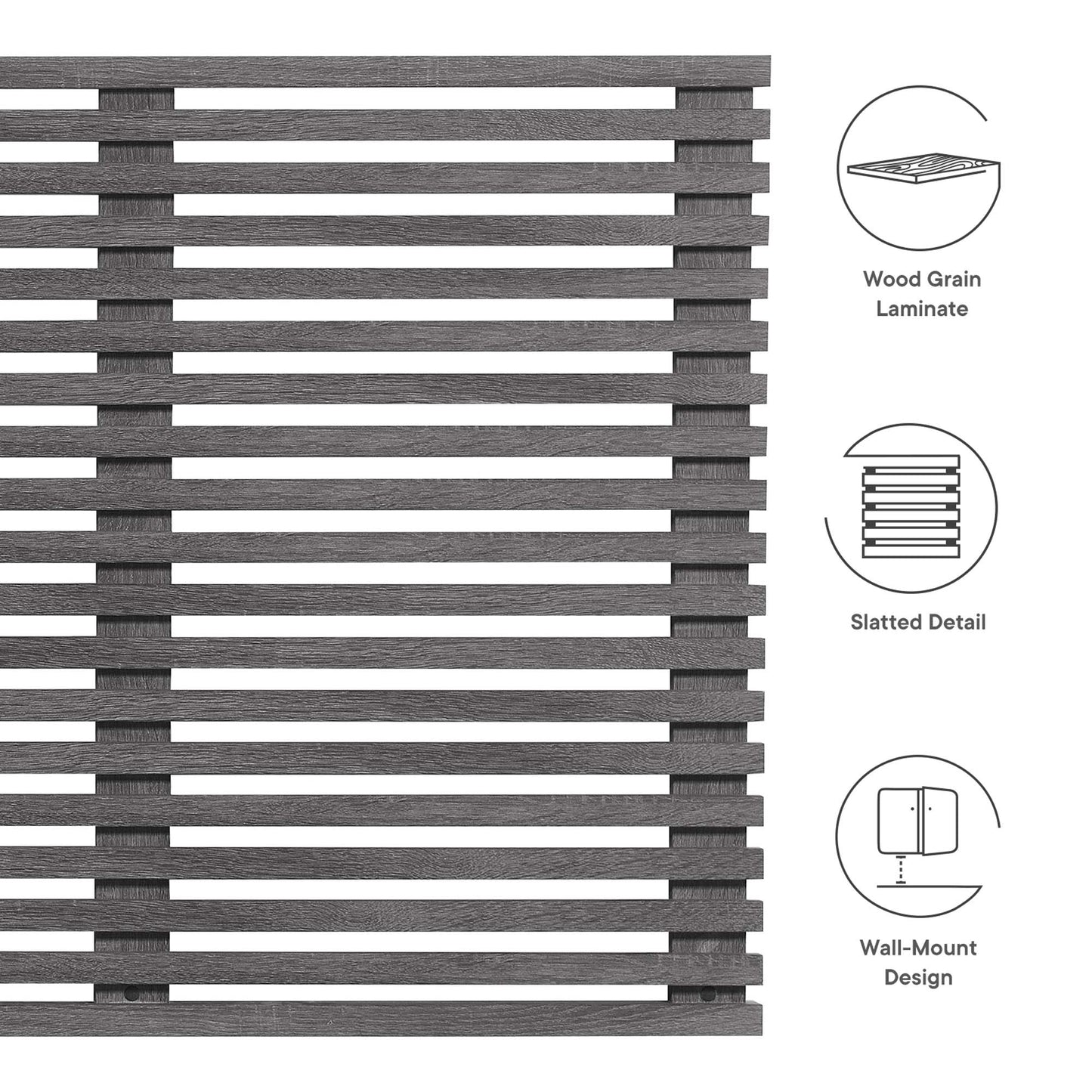 Render Wall Mount King Headboard