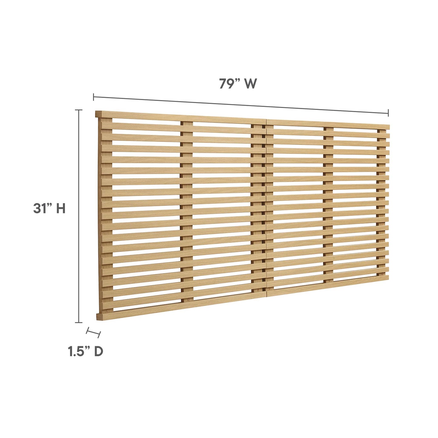 Render Wall Mount King Headboard