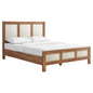 Capri Wood Grain Queen Platform Bed