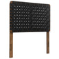 Sparta Weave Vegan Leather Twin Headboard