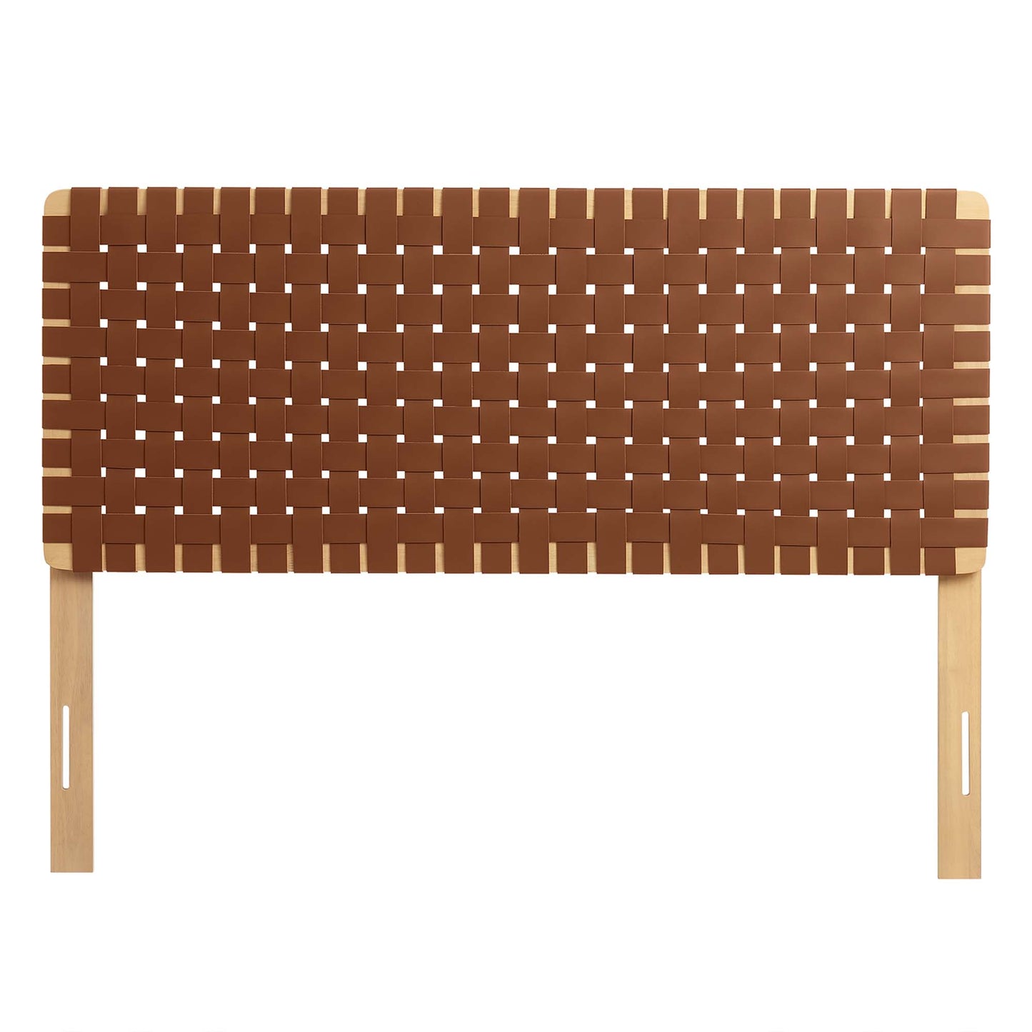 Sparta Weave Vegan Leather Full Headboard