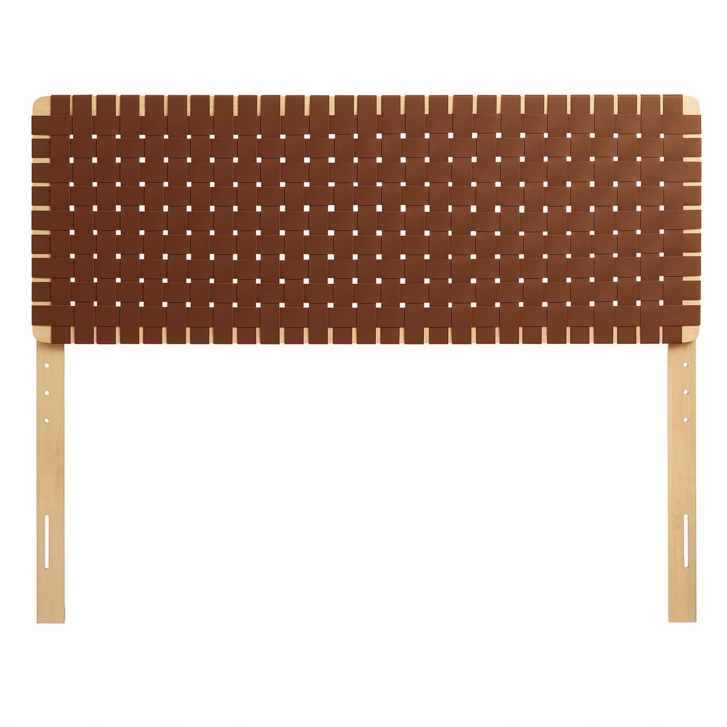 Sparta Weave Vegan Leather Queen Headboard