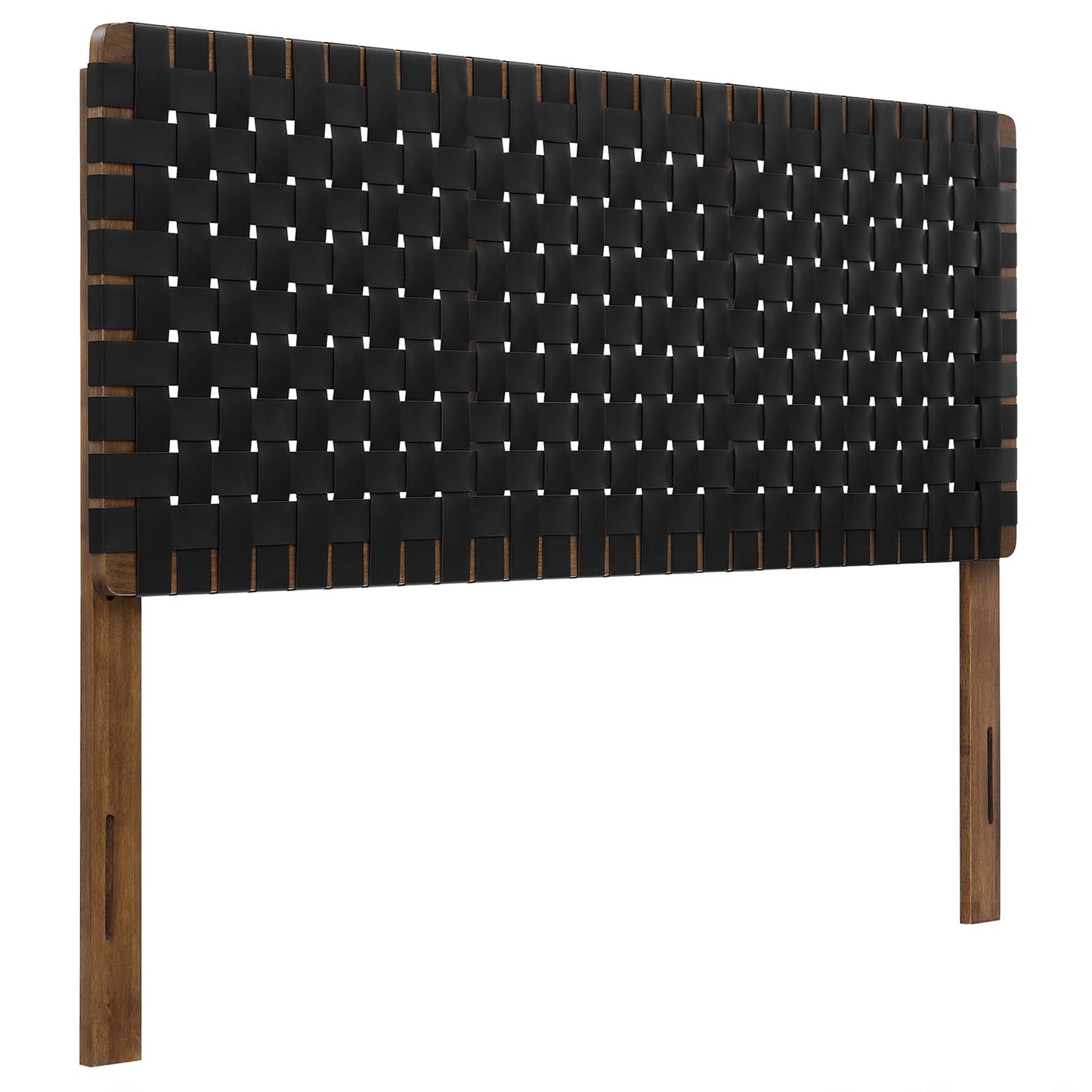 Sparta Weave Vegan Leather Queen Headboard