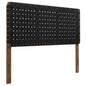 Sparta Weave Vegan Leather Queen Headboard