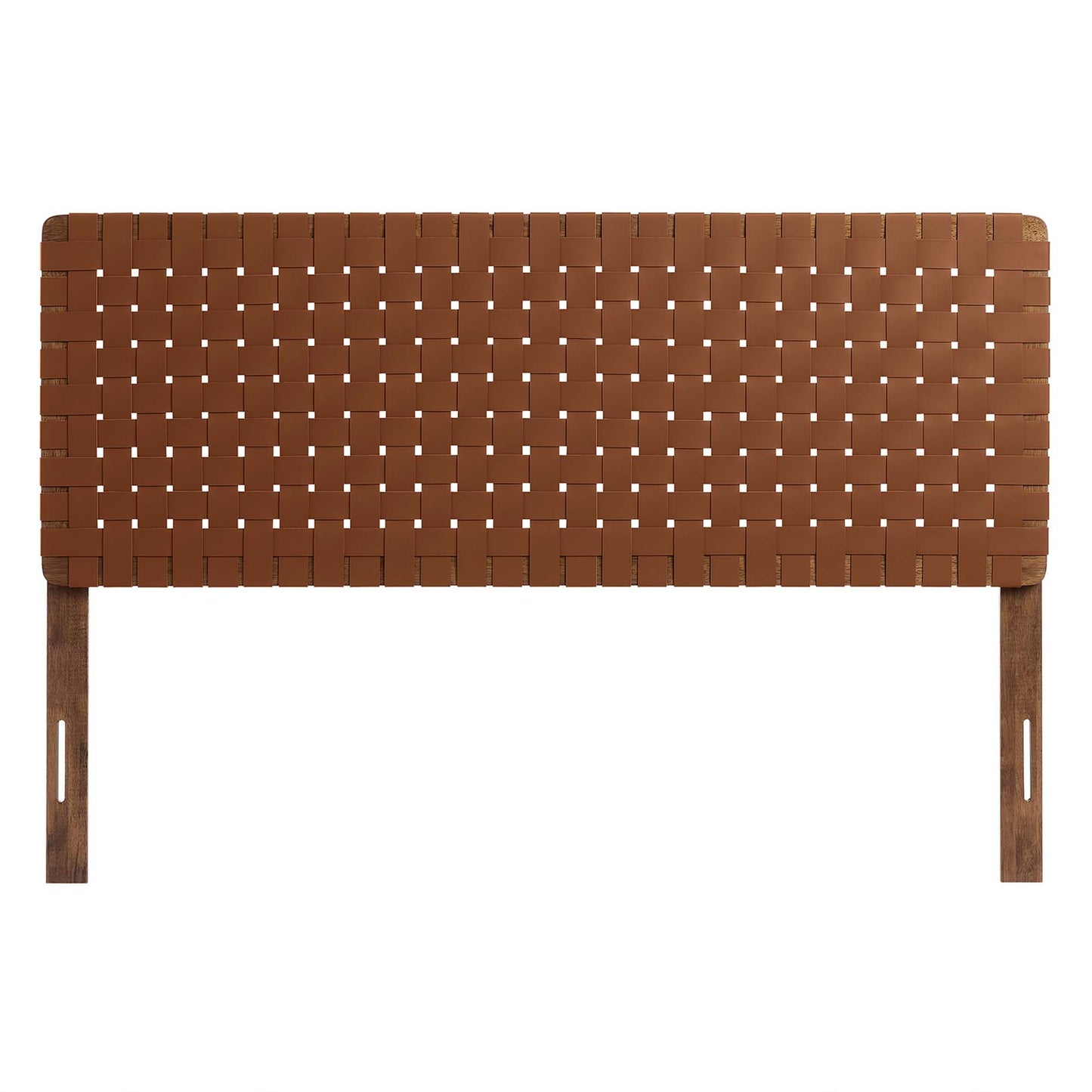 Sparta Weave Vegan Leather Queen Headboard