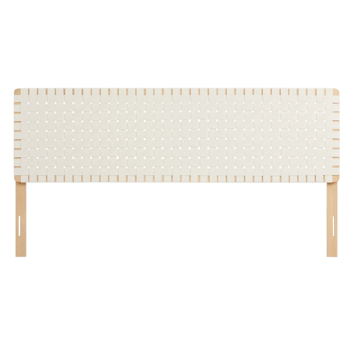 Sparta Weave Vegan Leather King Headboard