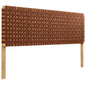 Sparta Weave Vegan Leather King Headboard