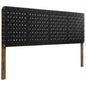 Sparta Weave Vegan Leather King Headboard