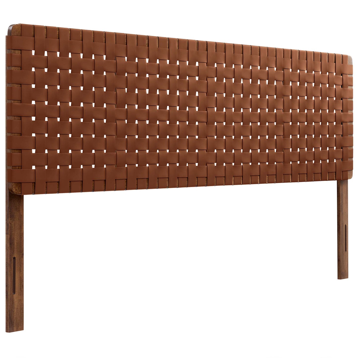 Sparta Weave Vegan Leather King Headboard