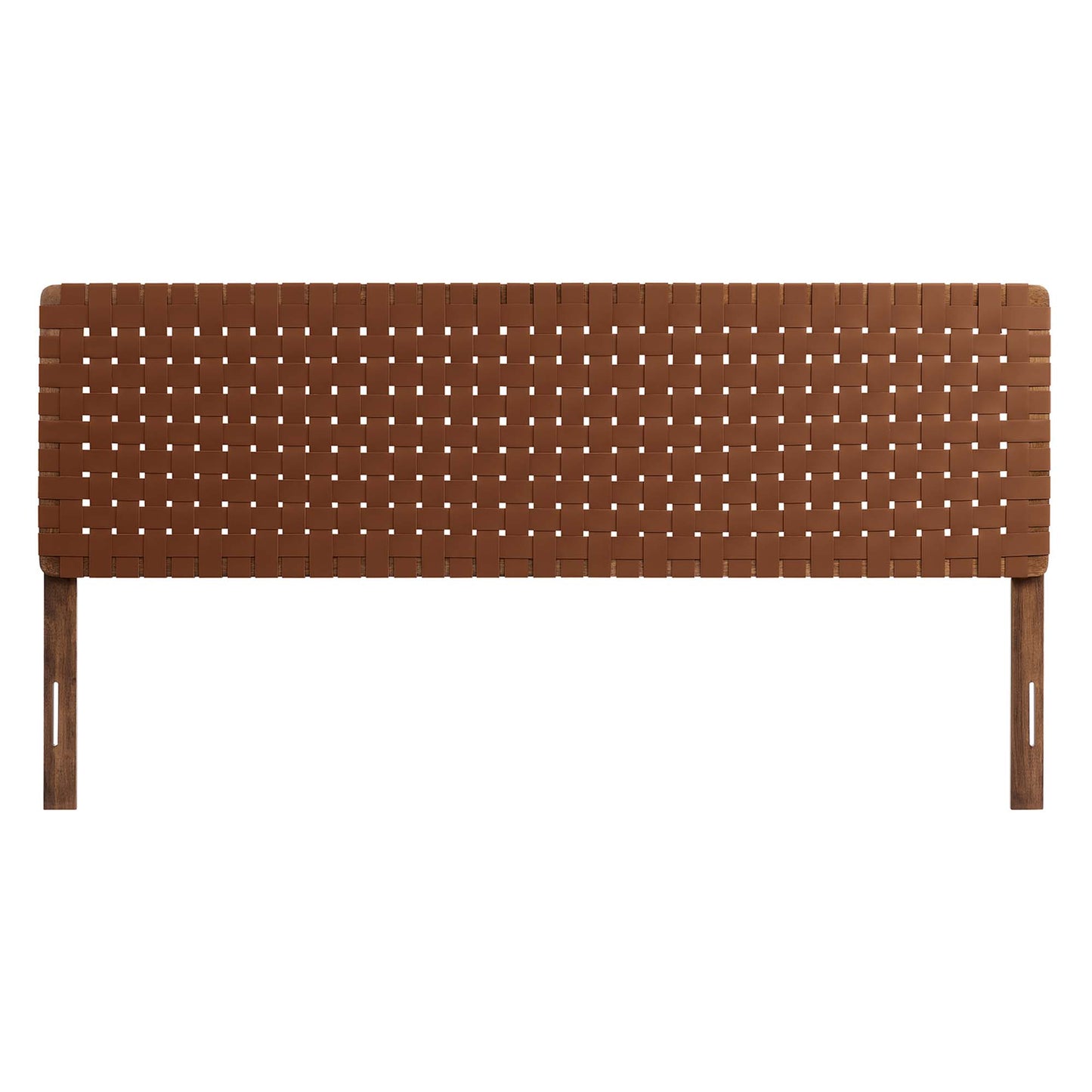 Sparta Weave Vegan Leather King Headboard