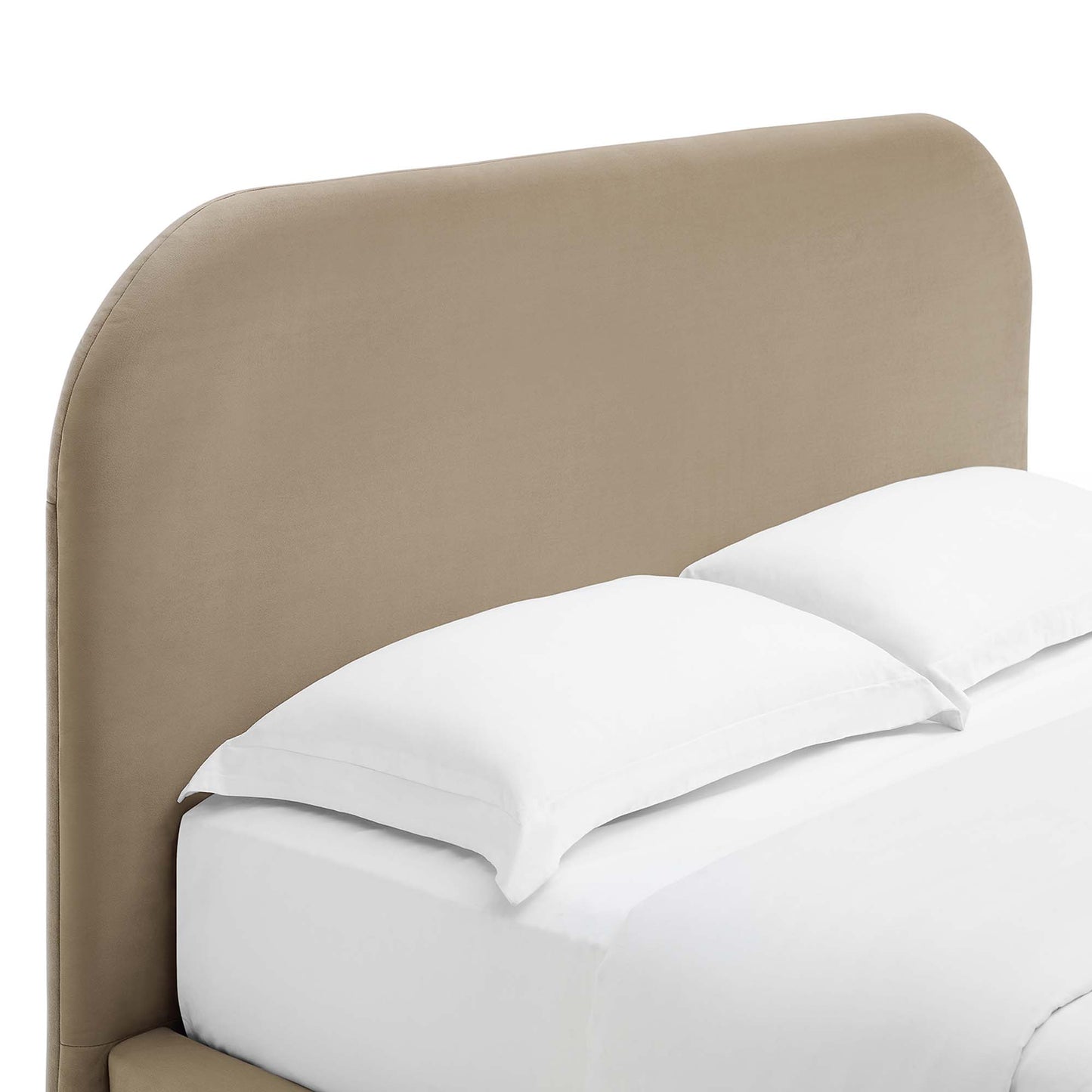 Cama de plataforma completa curvada Keynote Performance Velvet de Modway