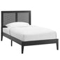 Sirocco Rattan and Wood Twin Platform Bed