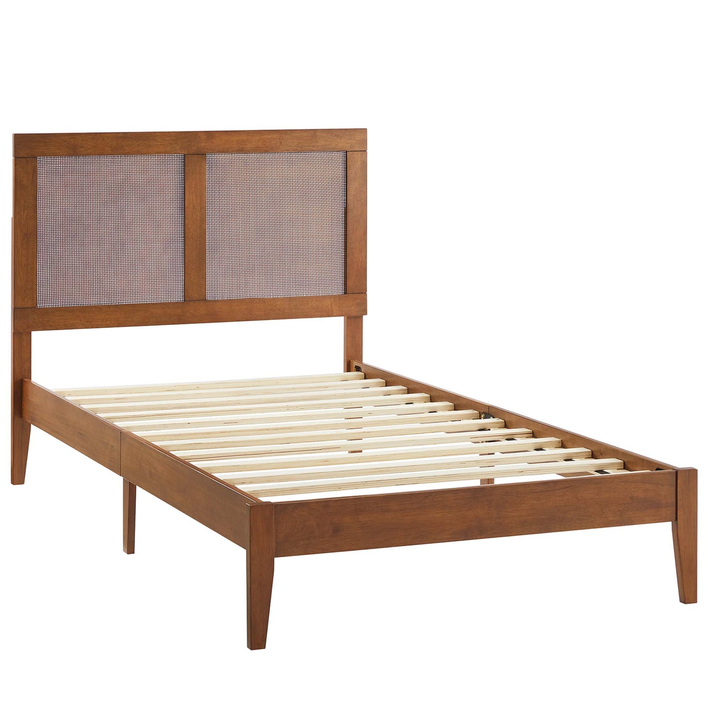 Sirocco Rattan and Wood Twin Platform Bed