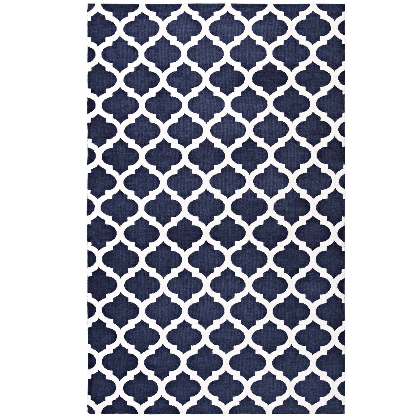 Tapis marocain Lida 8x10 en treillis par Modway