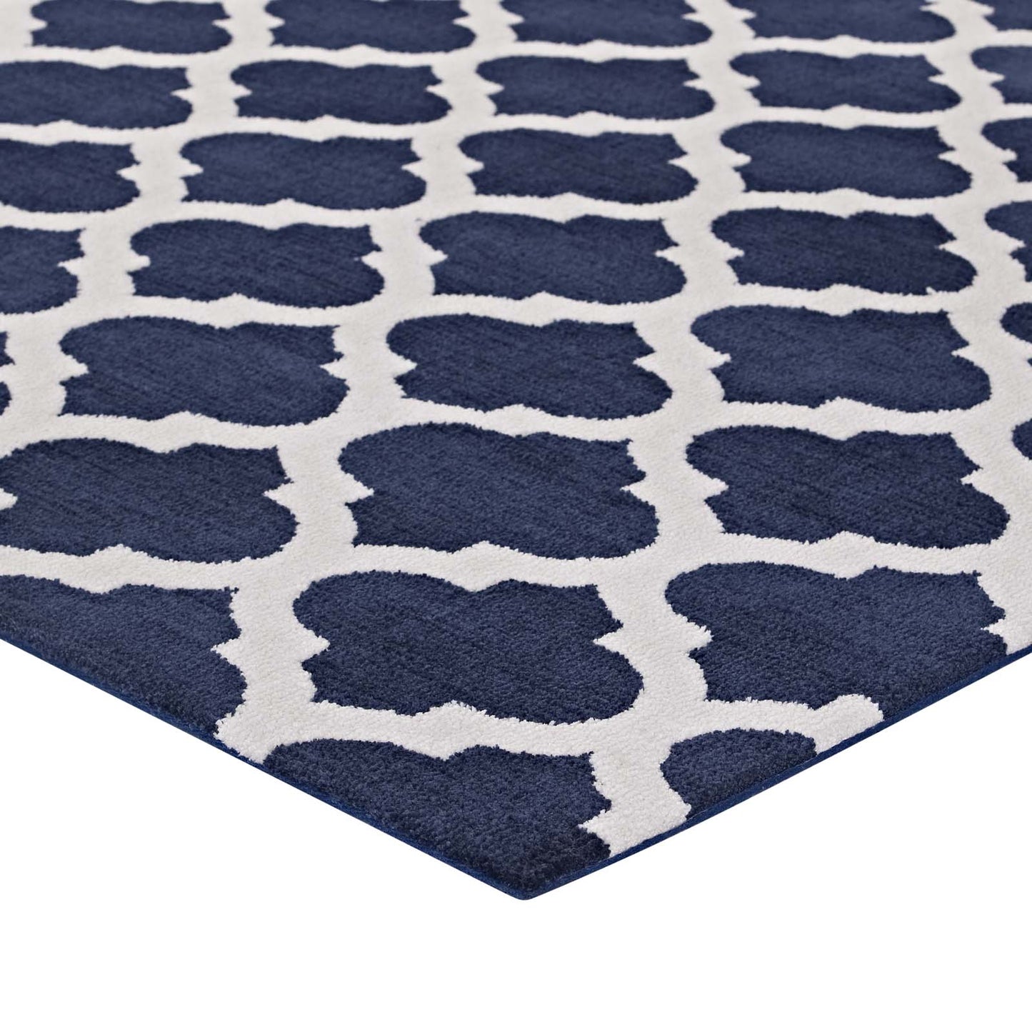 Tapis marocain Lida 8x10 en treillis par Modway