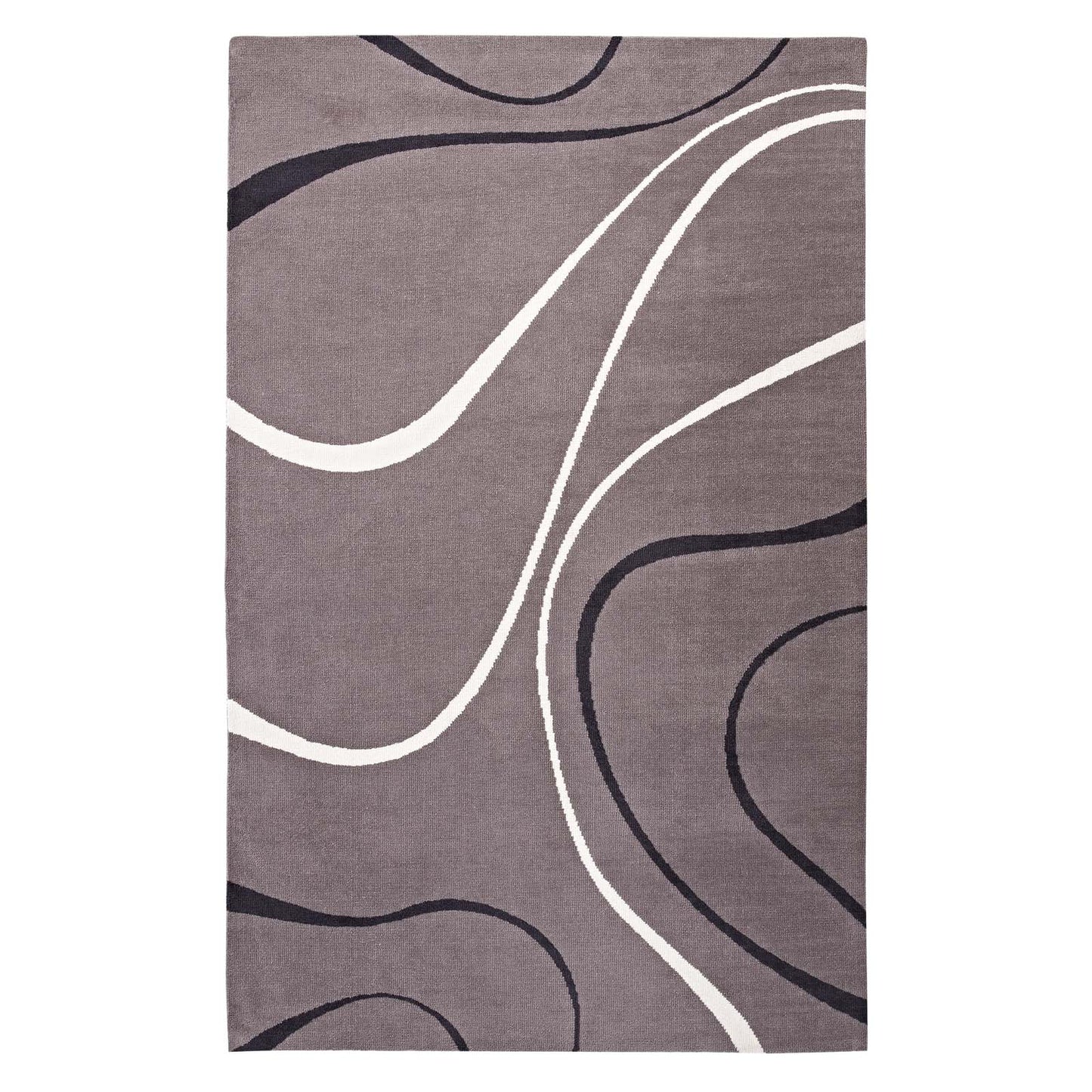 Tapis abstrait Therese Swirl 5x8 par Modway