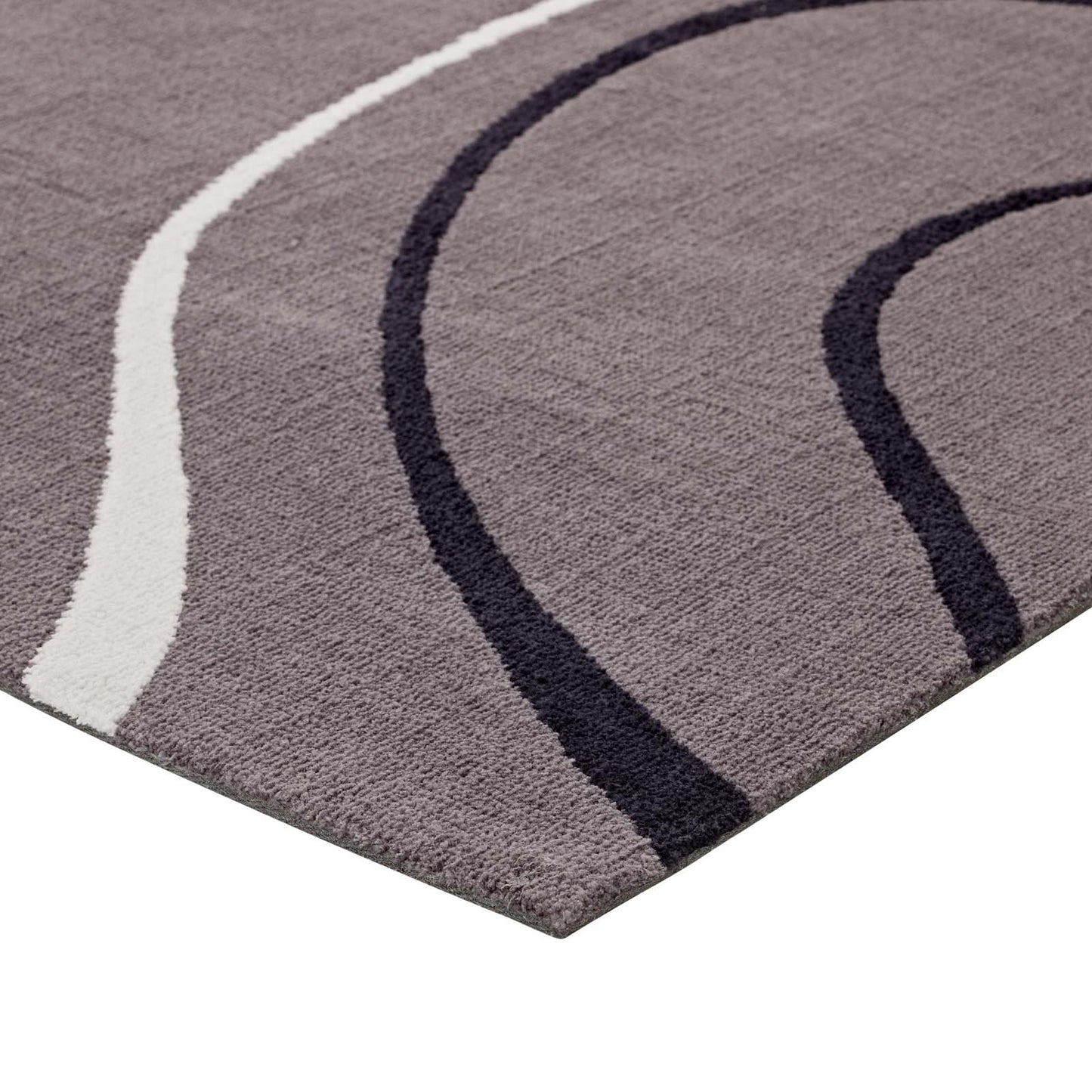 Tapis abstrait Therese Swirl 5x8 par Modway