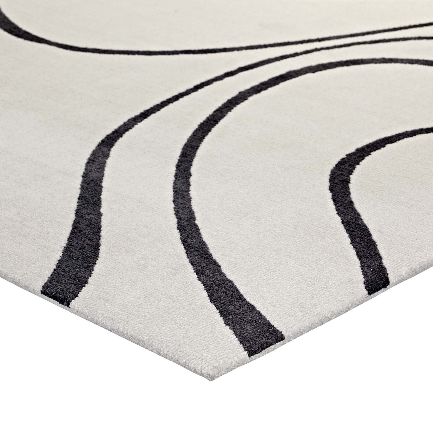 Tapis abstrait Therese Swirl 5x8 par Modway