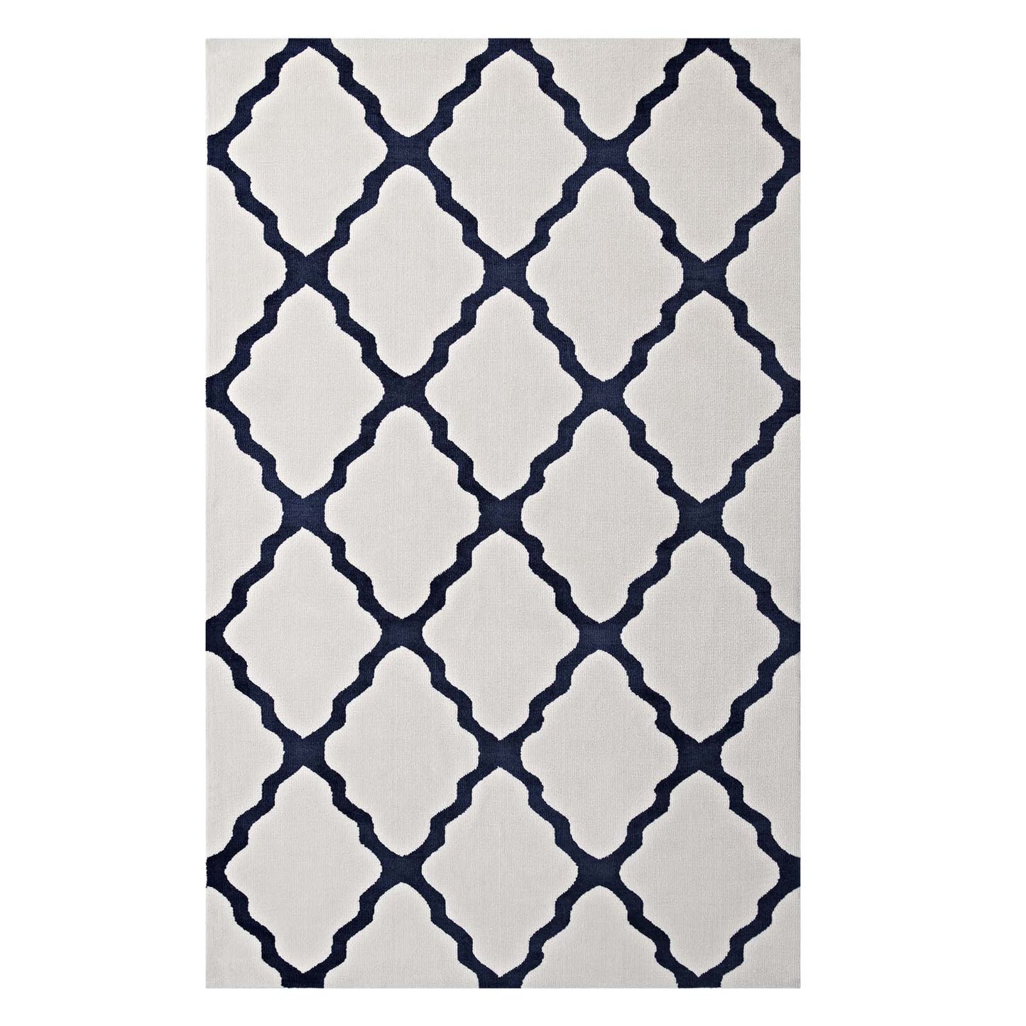 Tapis marocain en treillis Marja 5x8 par Modway