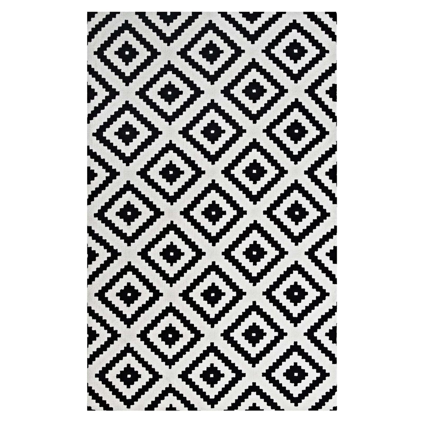 Alika Abstract Diamond Trellis 5x8 Area Rug