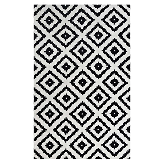 Alika Abstract Diamond Trellis 5x8 Area Rug