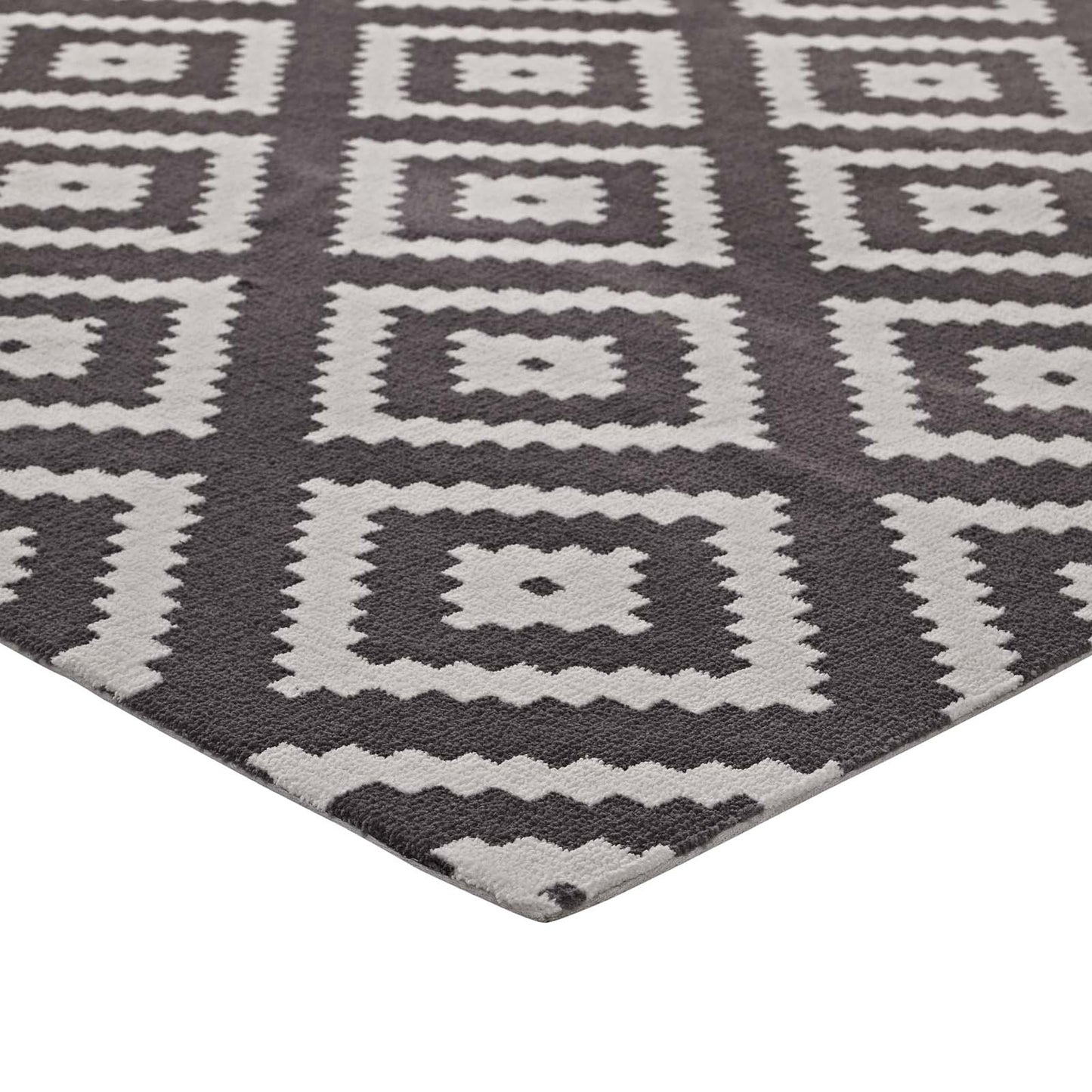 Alika Abstract Diamond Trellis 8x10 Area Rug