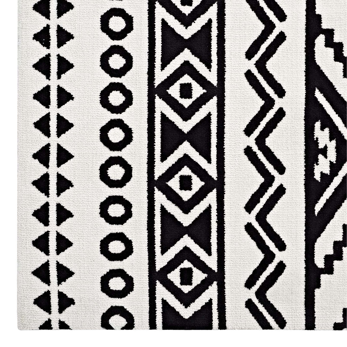 Tapis tribal marocain géométrique Haku 5x8 par Modway