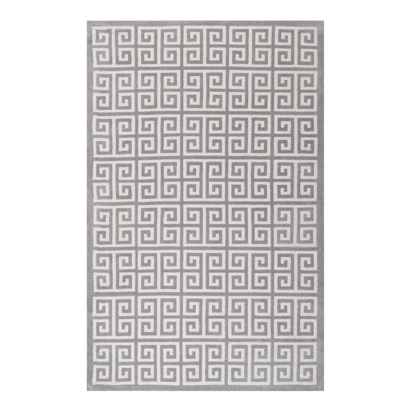 Freydis Greek Key 5x8 Area Rug