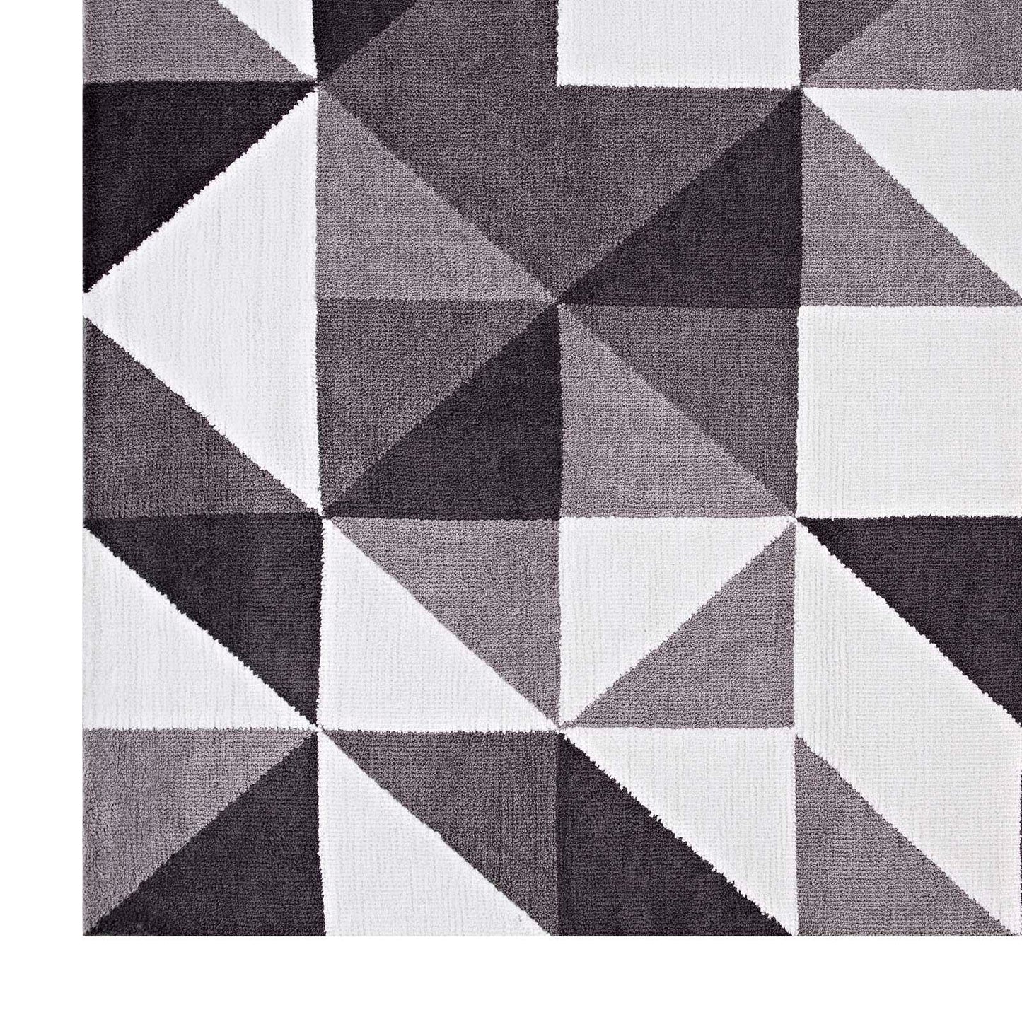 Kahula Geometric Triangle Mosaic 5x8 Area Rug