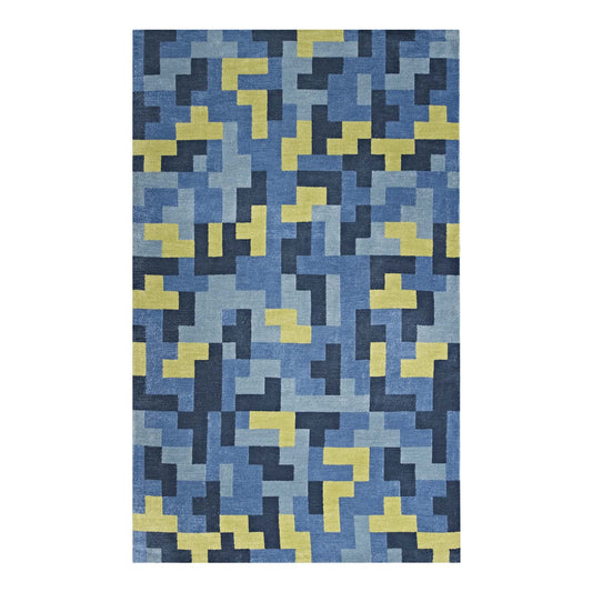 Andela Interlocking Block Mosaic 8x10 Area Rug