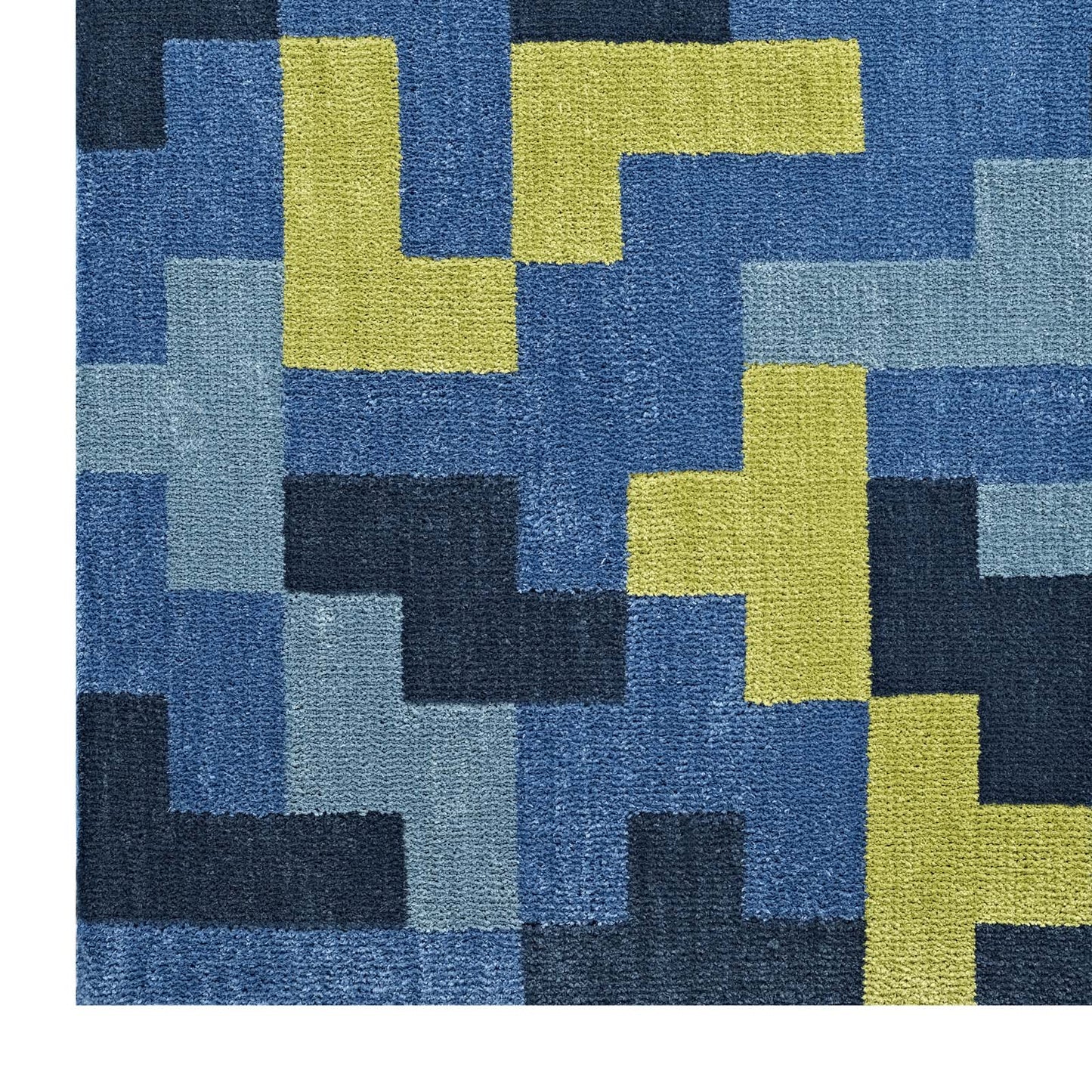 Andela Interlocking Block Mosaic 8x10 Area Rug