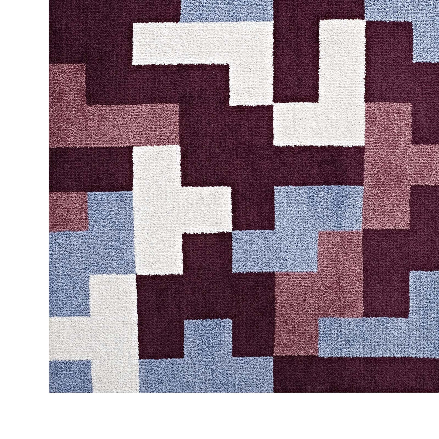 Andela Interlocking Block Mosaic 8x10 Area Rug