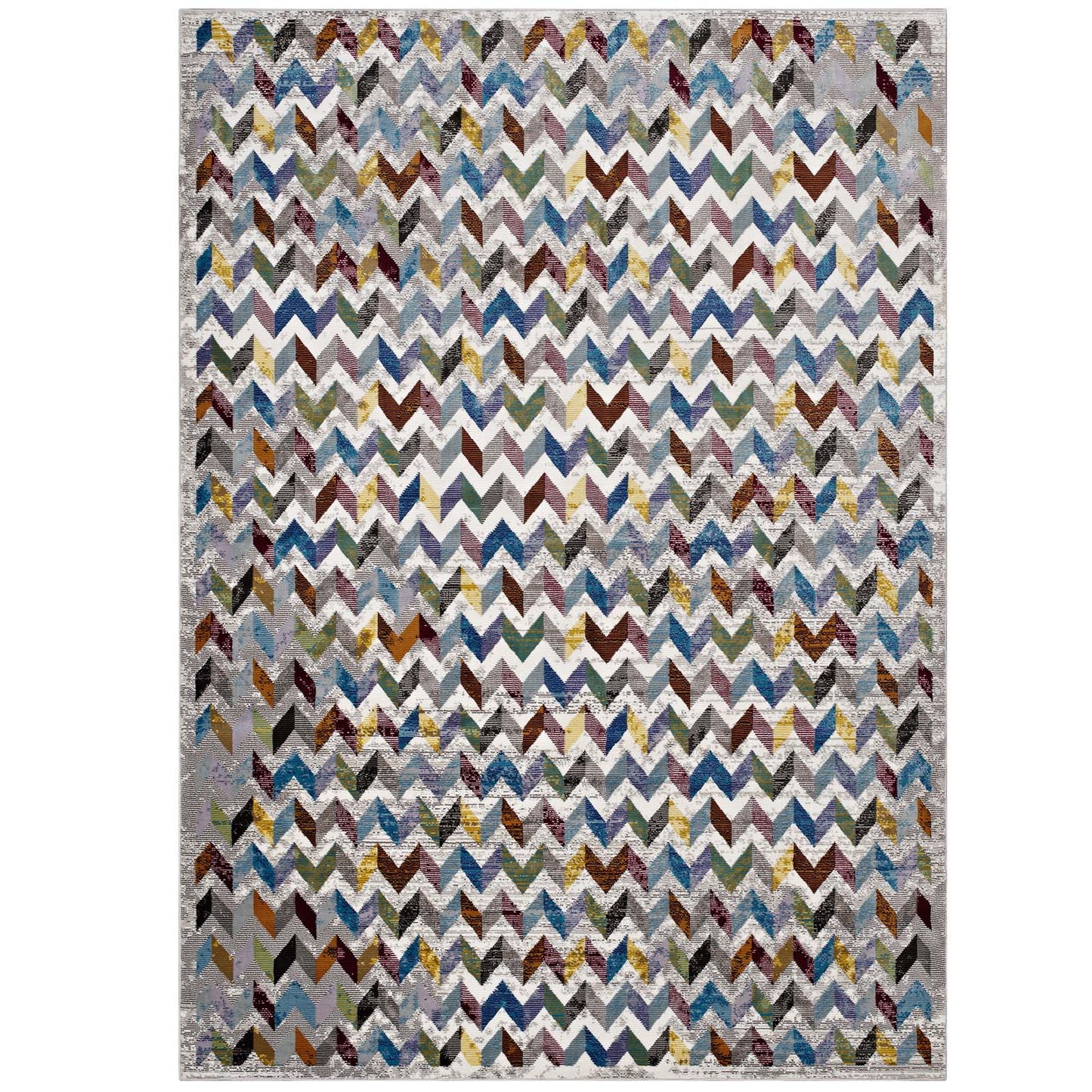 Tapis Gemma Chevron Mosaic 4x6 de Modway