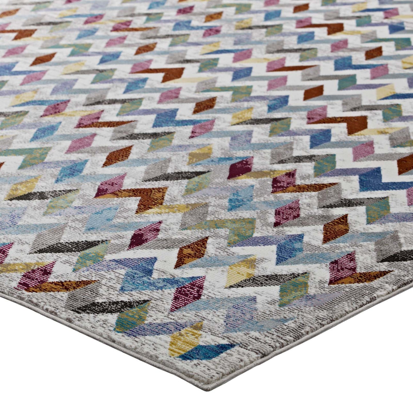 Tapis Gemma Chevron Mosaic 4x6 de Modway