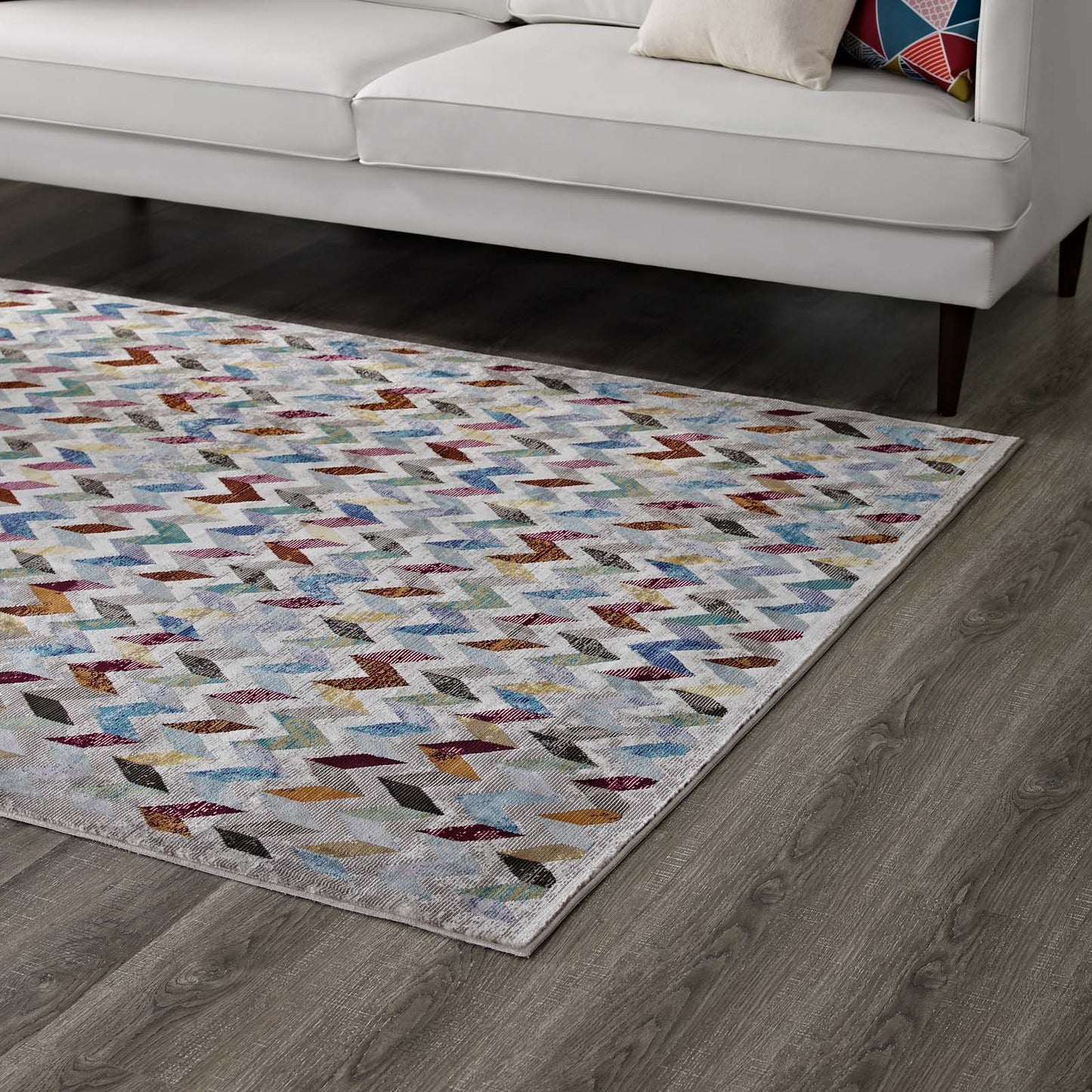 Tapis Gemma Chevron Mosaic 4x6 de Modway