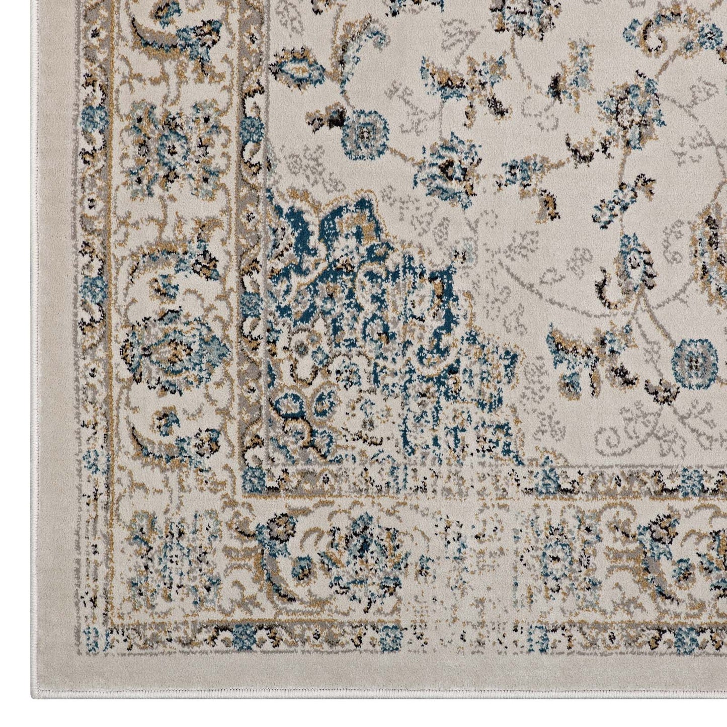 Atara Distressed Vintage Medallion 8x10 Area Rug