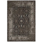 Berit Distressed Vintage Floral Lattice 5x8 Area Rug