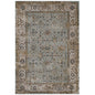 Hisa Distressed Vintage Floral Lattice 5x8 Area Rug