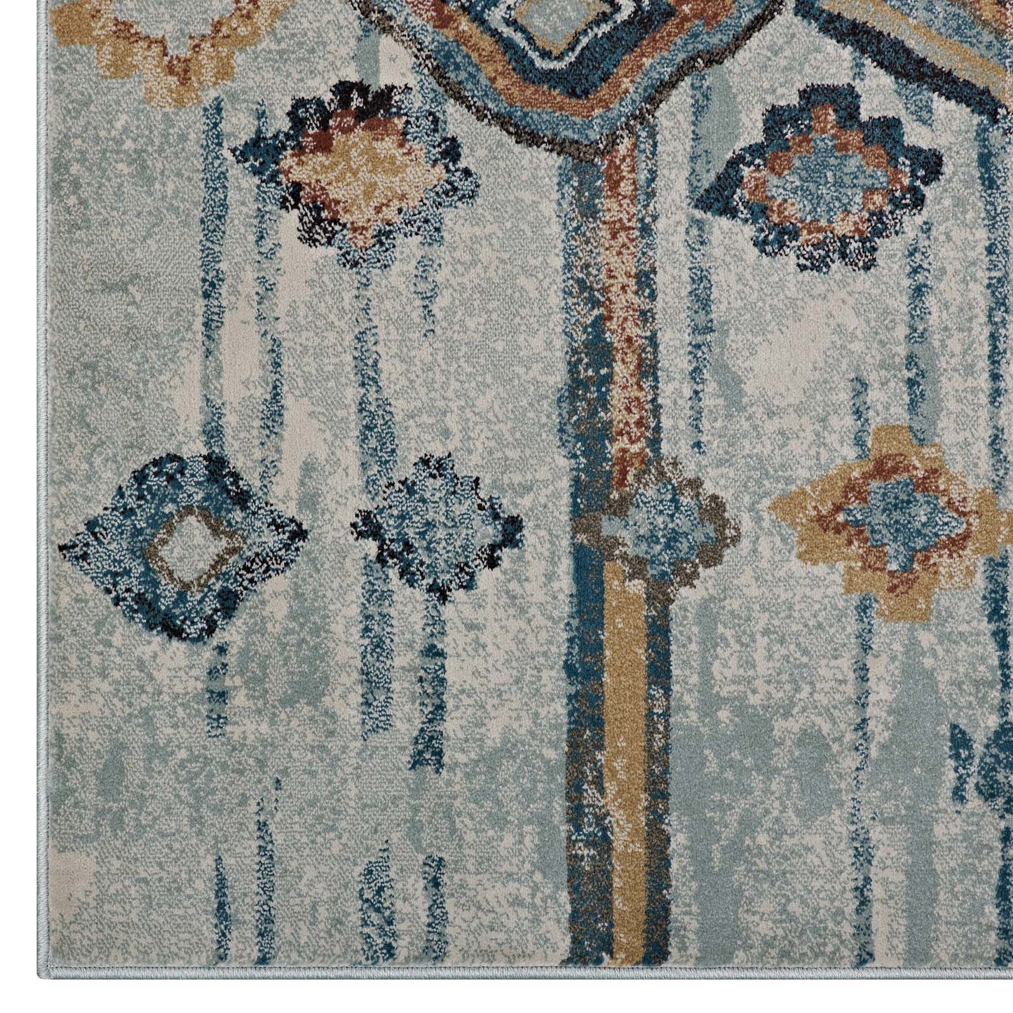 Jenica Distressed Moroccan Tribal Abstract Diamond 8x10 Area Rug