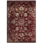 Cynara Distressed Floral Vintage Medallion 5x8 Area Rug