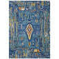 Yaretzi Distressed Southwestern Aztec 5x8 Area Rug