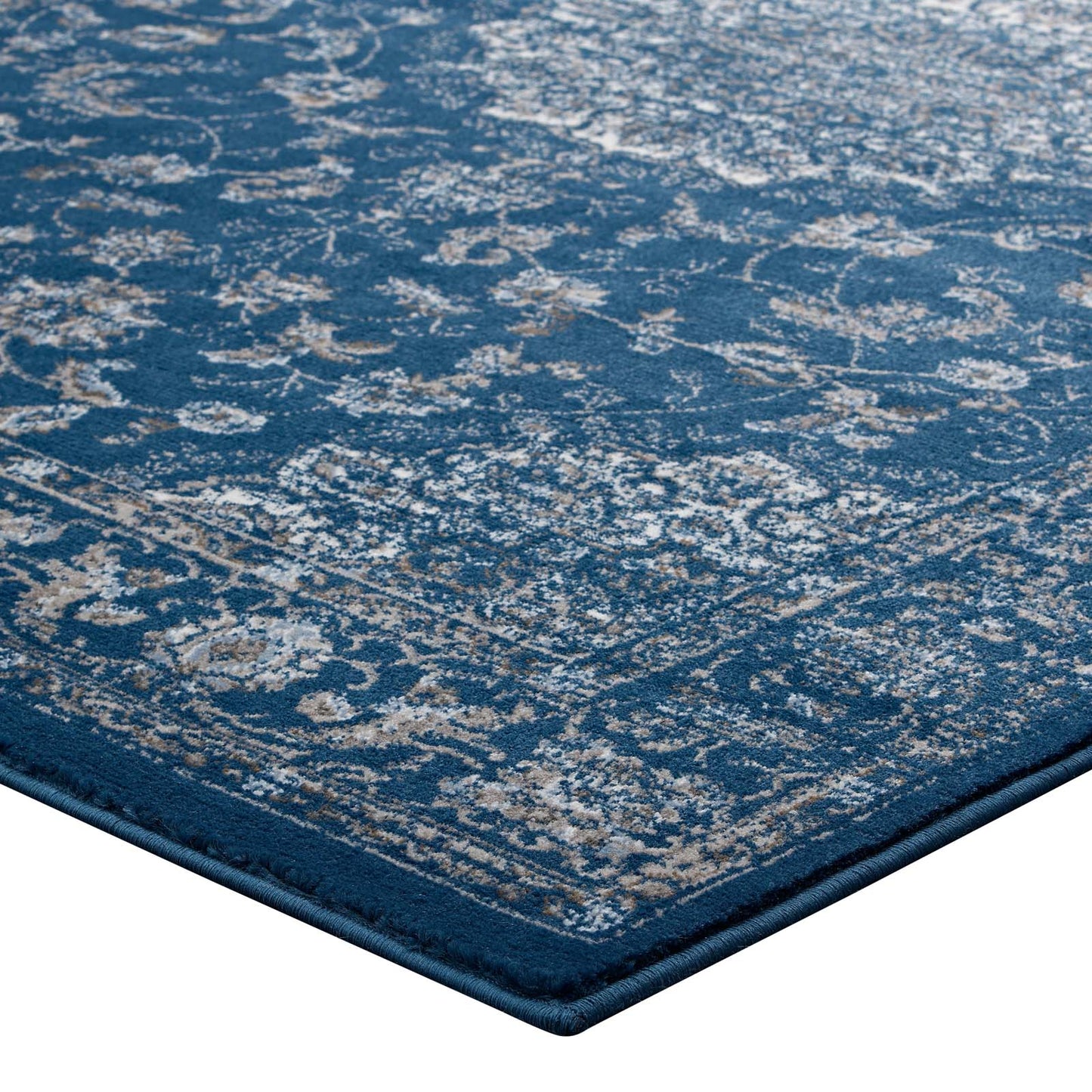 Tapis médaillon vintage vieilli Lilja 5x8 par Modway