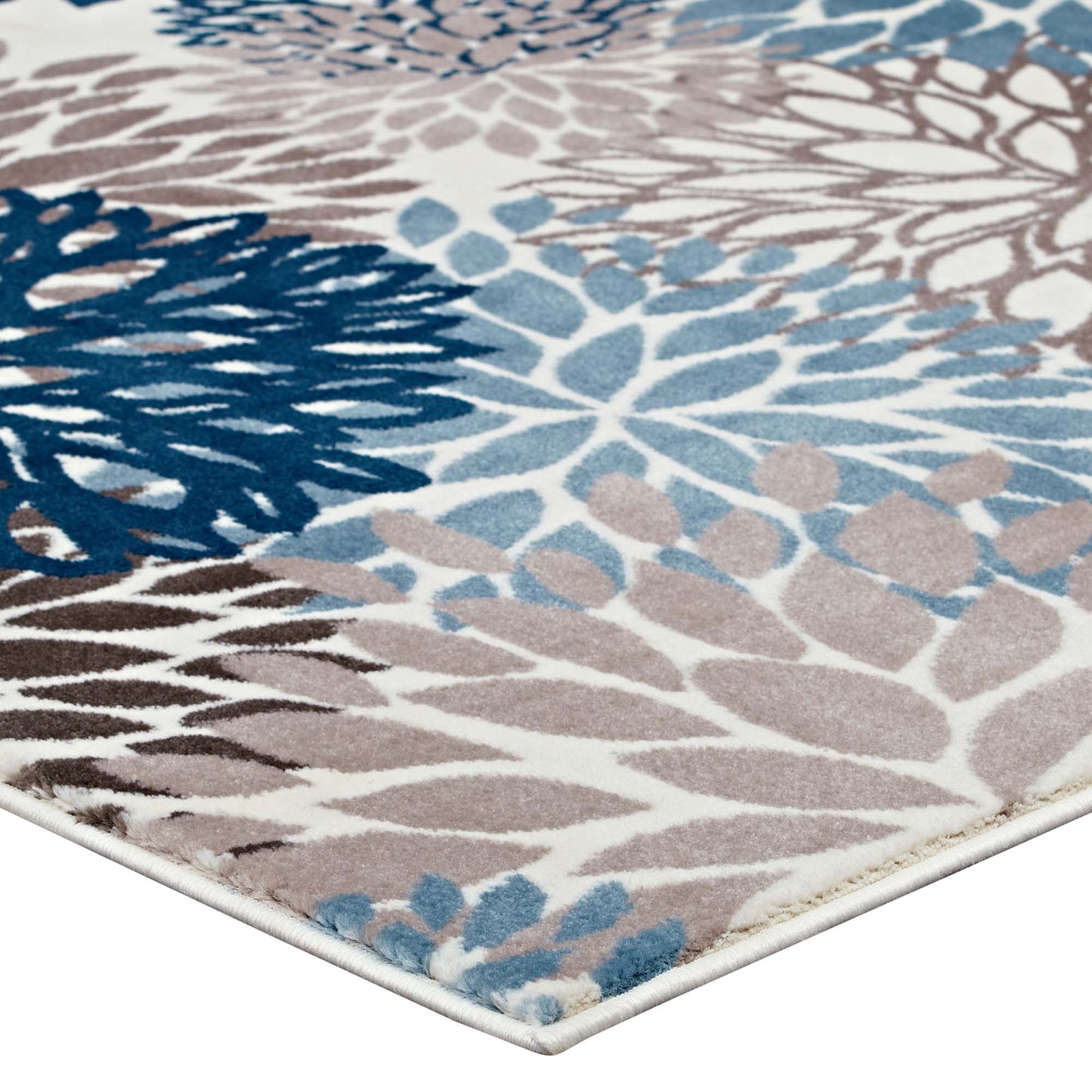 Calithea Vintage Classic Abstract Floral 4x6 Area Rug