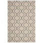 Alfombra de interior y exterior Linza Wave Abstract Trellis de 8 x 10 pulgadas de Modway