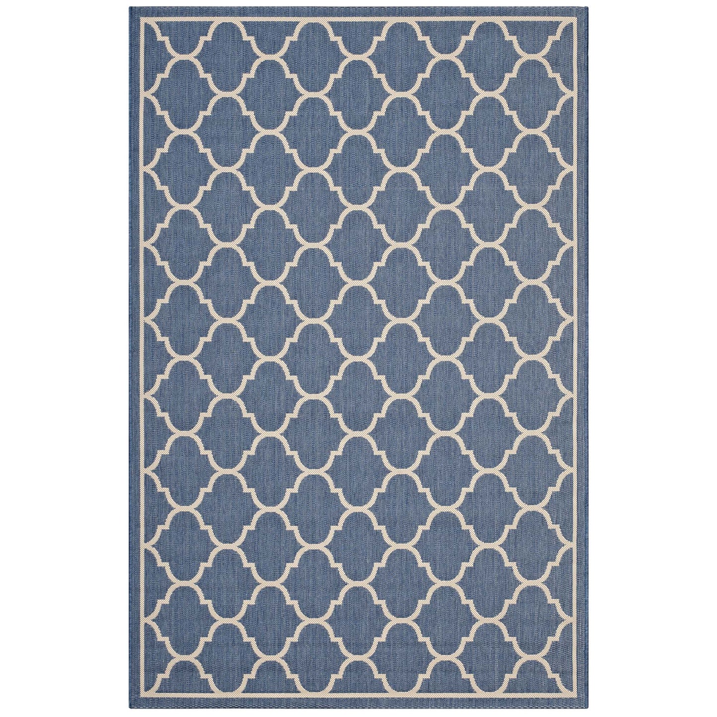 Avena Moroccan Quatrefoil Trellis Indoor and Outdoor 4x6 Area Rug