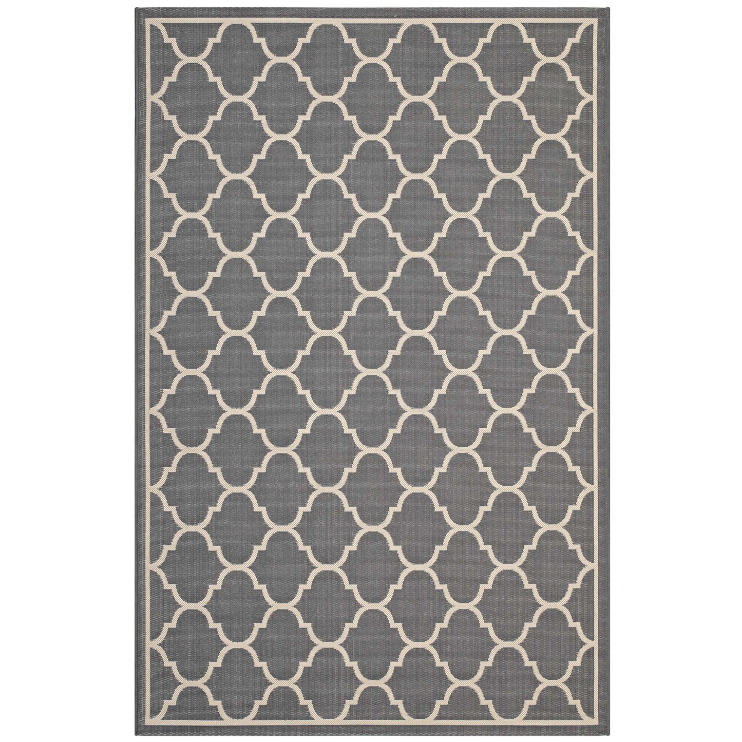 Avena Moroccan Quatrefoil Trellis Indoor and Outdoor 4x6 Area Rug