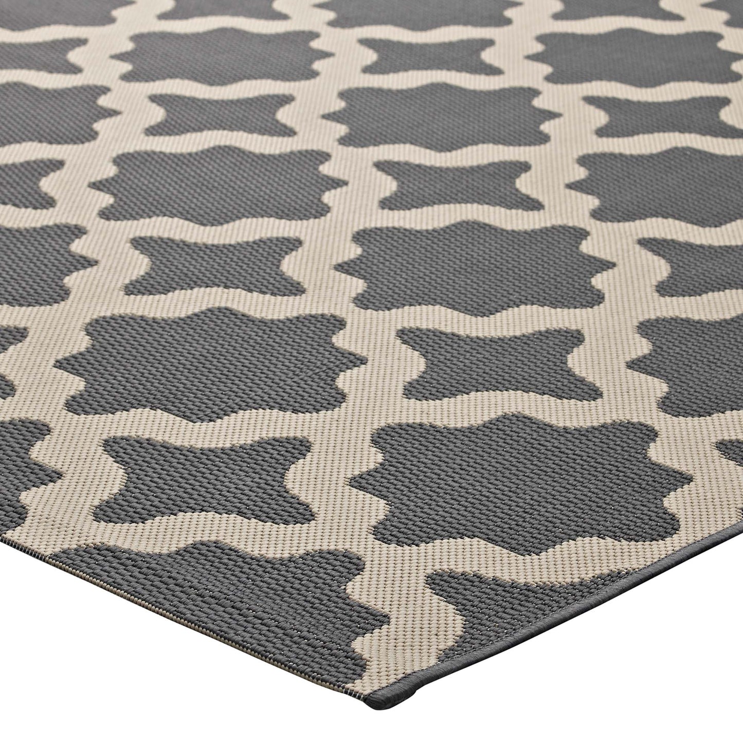 Cerelia Moroccan Trellis Indoor and Outdoor 4x6 Area Rug